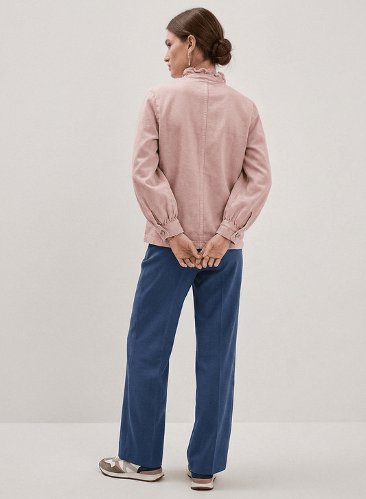 Dusty Rose Statement Pablo Jacket - CLUBHAUS DENIMPJDR-11756