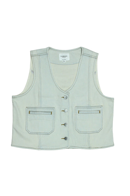 Bea Style Coachella Denim Vest - CLUBHAUS DENIMBWCCL - 31308