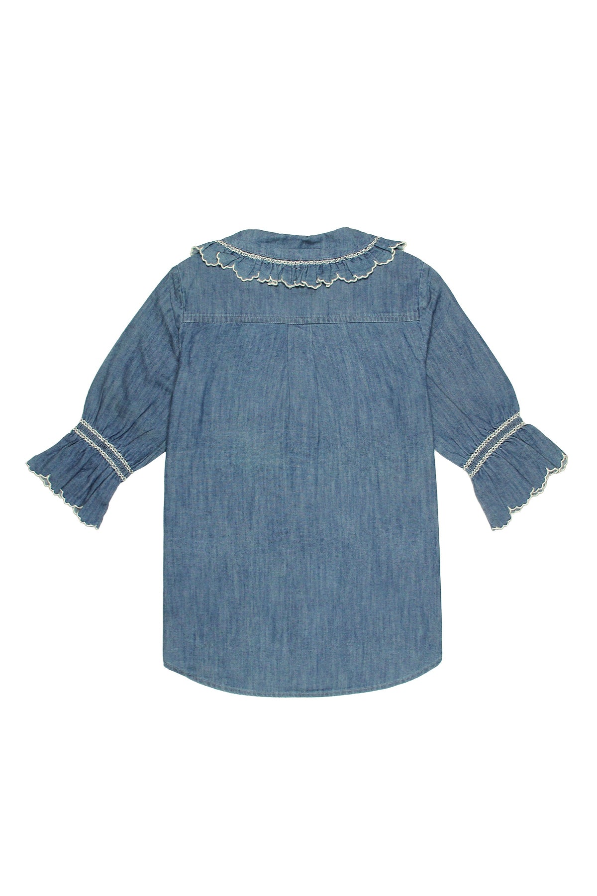 Casual Indigo Phoebe Blouse - CLUBHAUS DENIMPBIO-31002