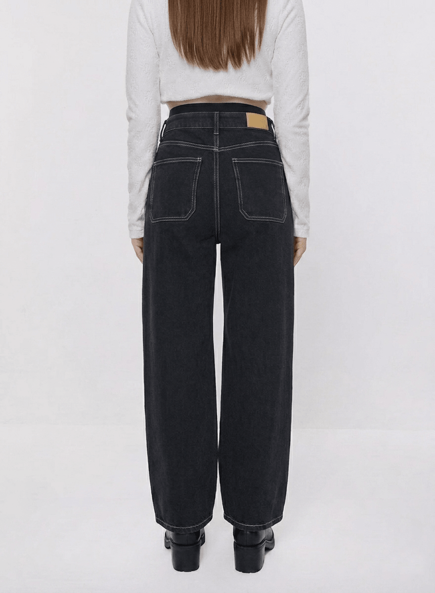 Elodie Black Ecru Jeans - CLUBHAUS DENIMEFBET-11061