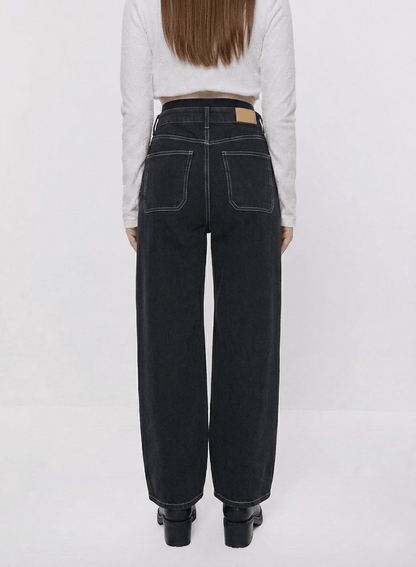 Elodie Black Ecru Jeans - CLUBHAUS DENIMEFBET-11061