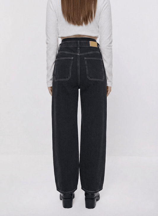 Elodie Black Ecru Jeans - CLUBHAUS DENIMEFBET-11061