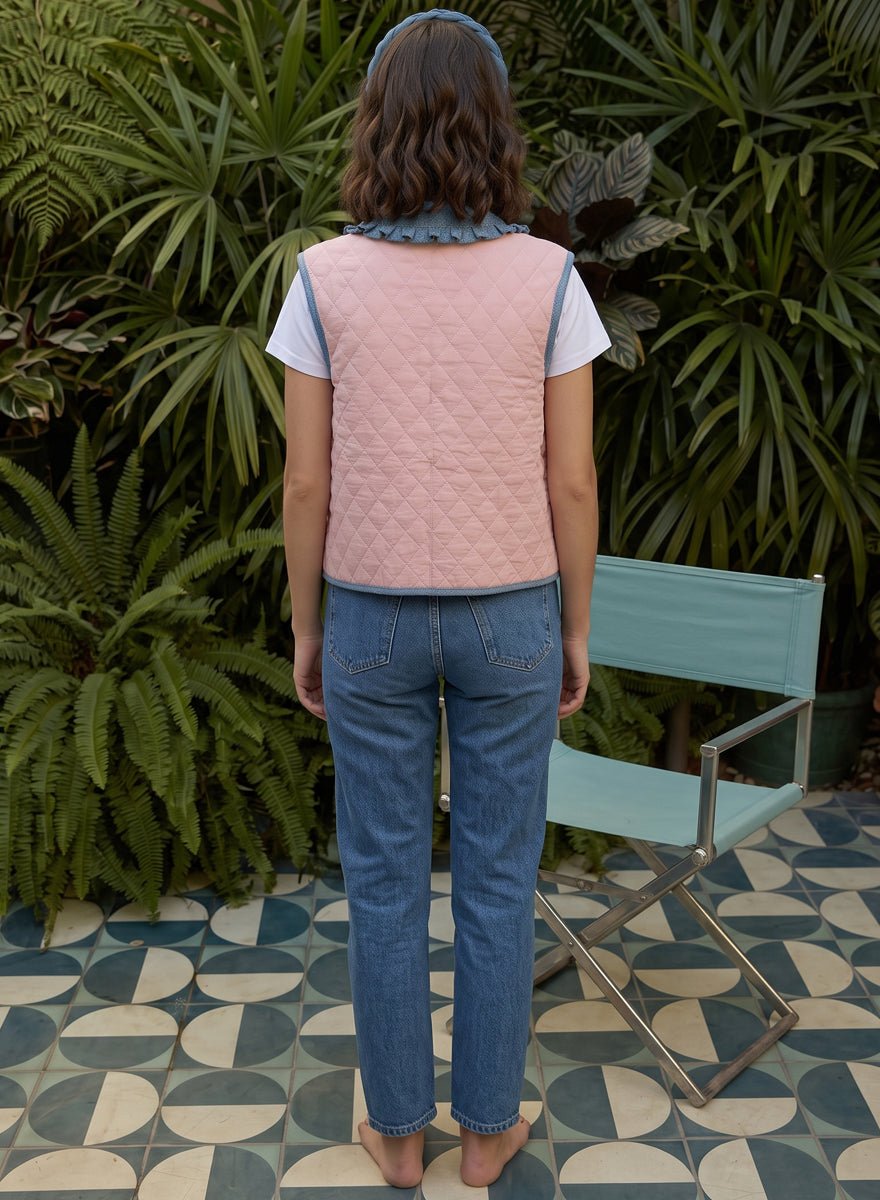 Heidi Denim Women Waistcoat - CLUBHAUS DENIMCLUBHAUS DENIM