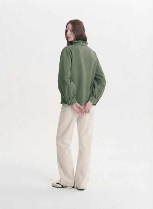 Khaki Pablo Denim Jacket - CLUBHAUS DENIMPJKH-02338
