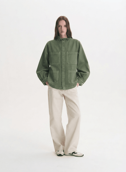 Khaki Pablo Denim Jacket - CLUBHAUS DENIMPJKH-02338