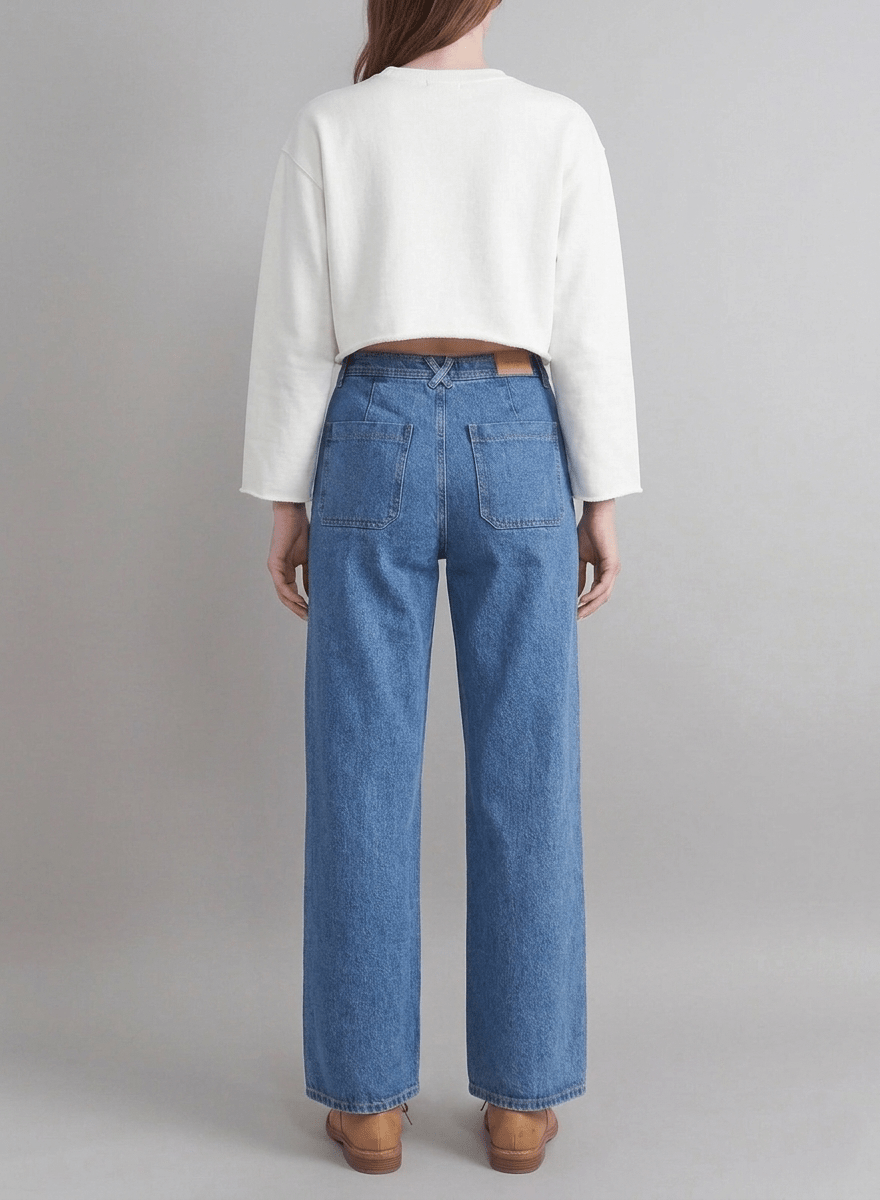 Lilac Patch Pocket Mabel Jeans - CLUBHAUS DENIMWJPL0102