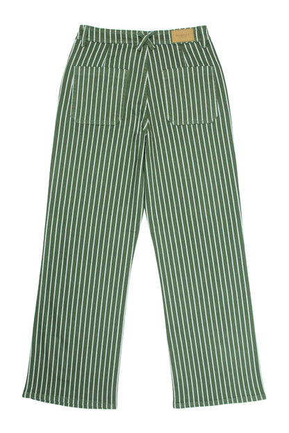 MJPSK - 01074 Mabel Stripe Khaki Jeans - CLUBHAUS DENIMMJPSK - 01074