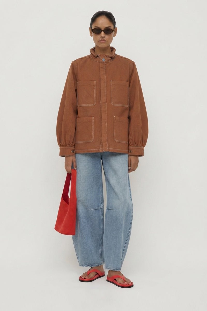 Pablo Caramel Jacket - CLUBHAUS DENIMPJCL-22108