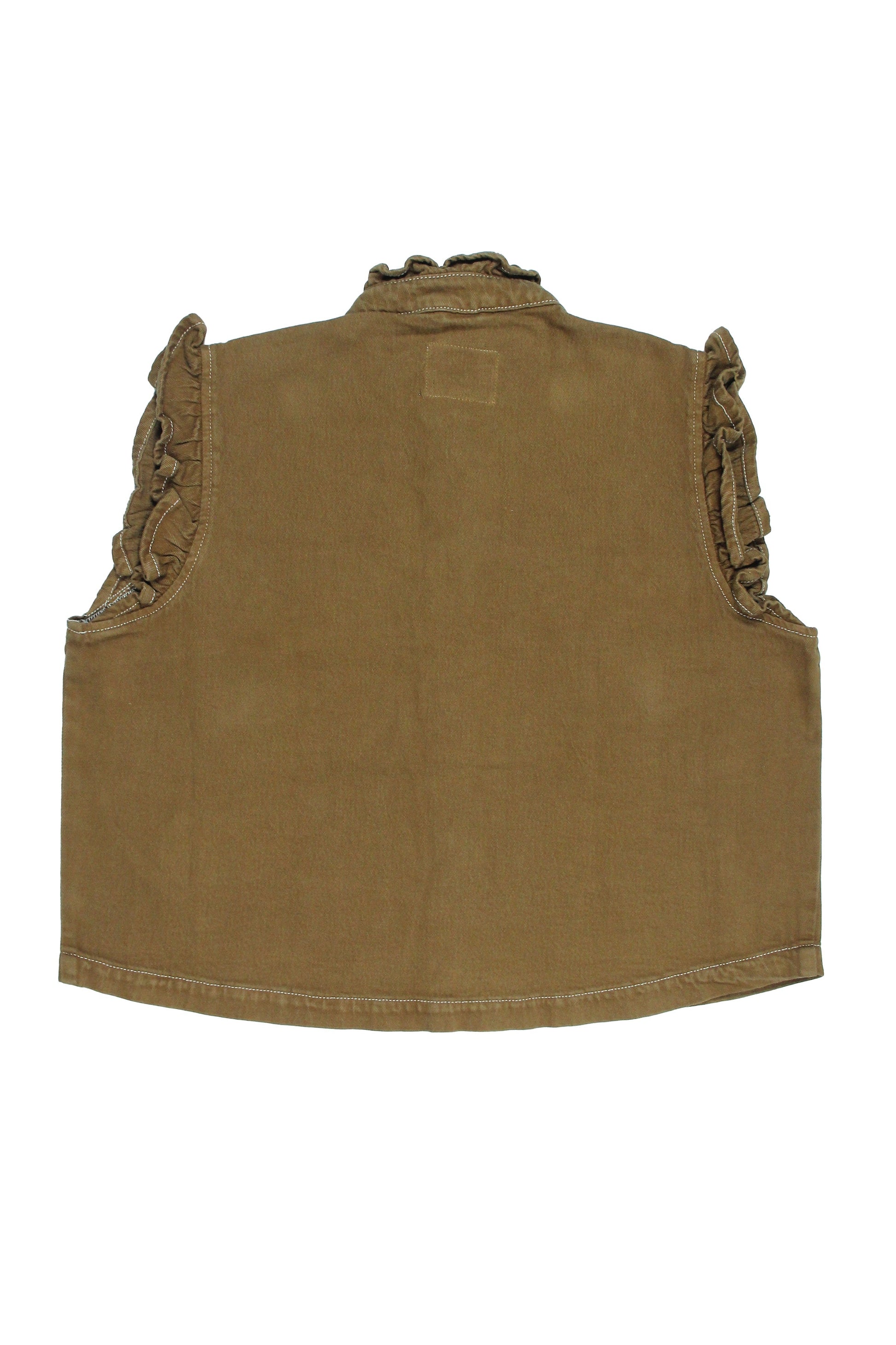 Pablo Dark Caramel Denim Waistcoat - CLUBHAUS DENIMPWDC-11910