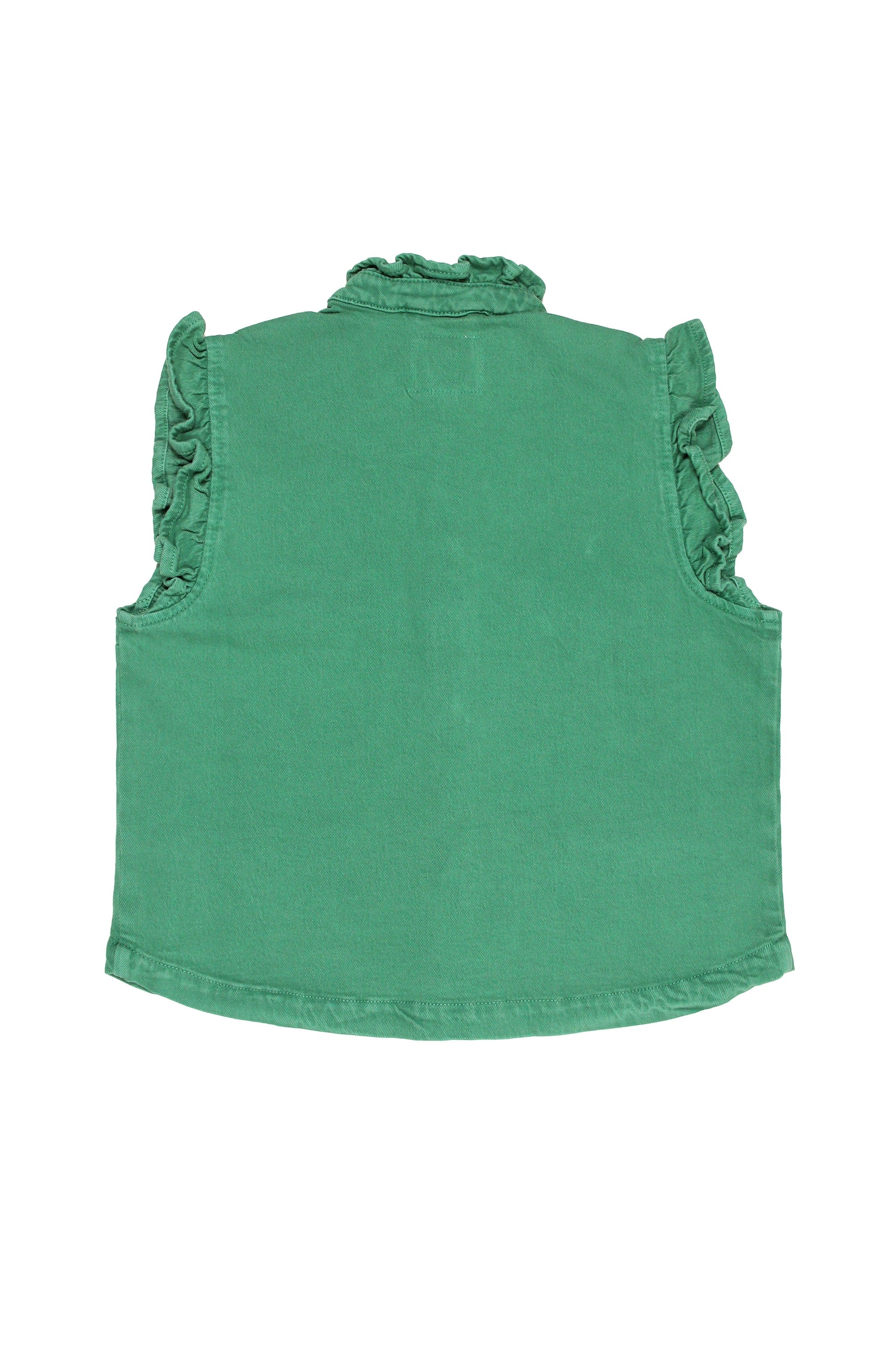 Pablo Jade Green Denim Waistcoat - CLUBHAUS DENIMPWJG-11771