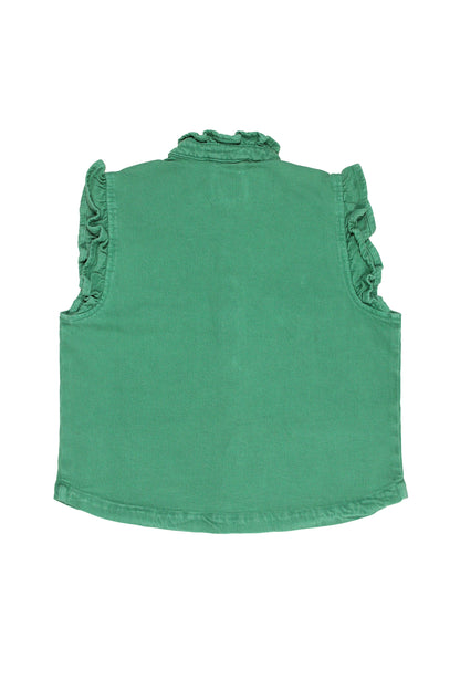 Pablo Jade Green Denim Waistcoat - CLUBHAUS DENIMPWJG-11771