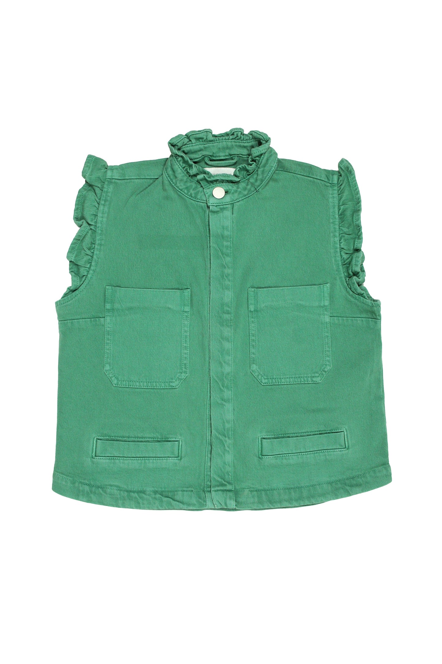 Pablo Jade Green Denim Waistcoat - CLUBHAUS DENIMPWJG-11771