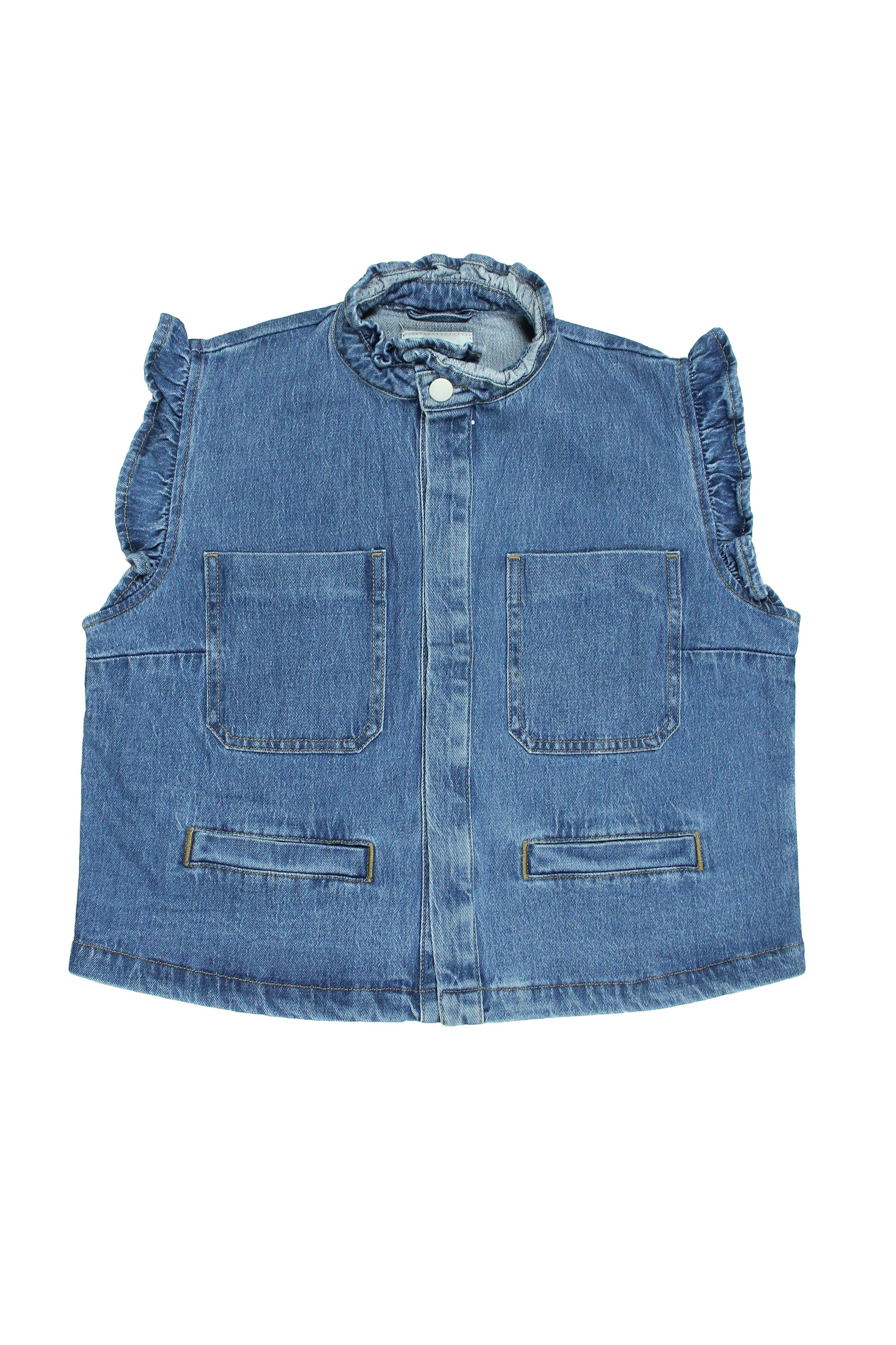 Pablo Rodeo Vintage Denim Waistcoat - CLUBHAUS DENIMPWRV-11276