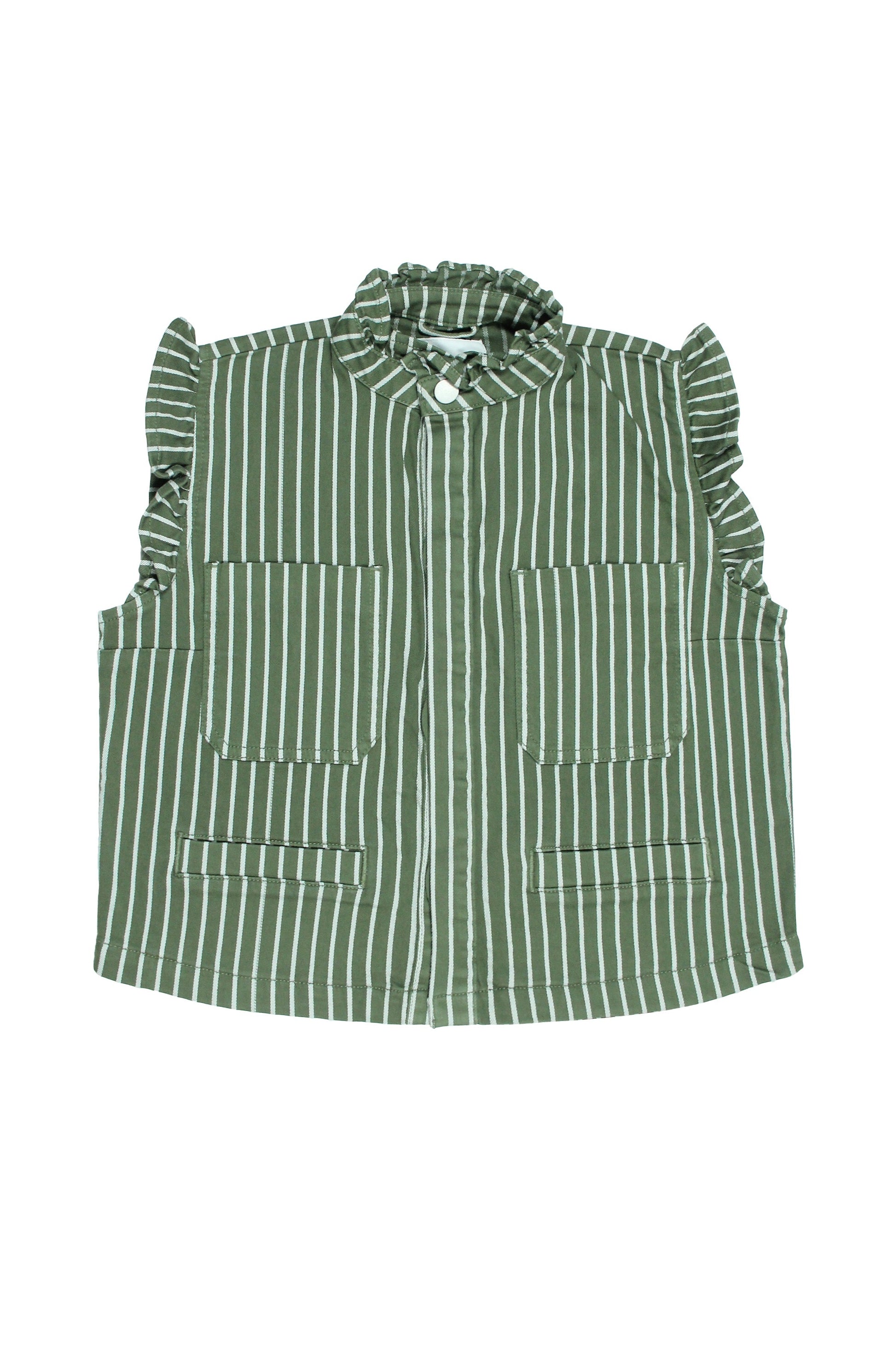 Pablo Striped Elegance Waistcoat - CLUBHAUS DENIMPWSK-11845