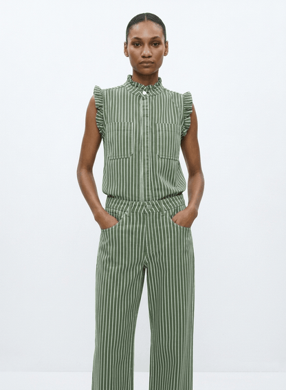 Pablo Striped Elegance Waistcoat - CLUBHAUS DENIMPWSK-11845