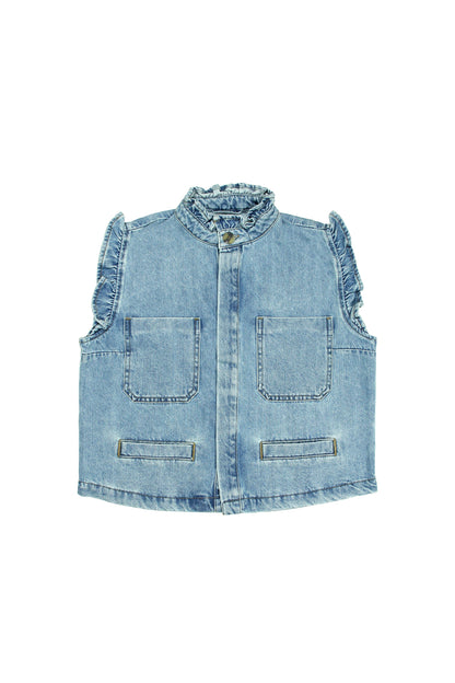 Pablo Vintage Denim Vest - CLUBHAUS DENIMCLUBHAUS DENIM