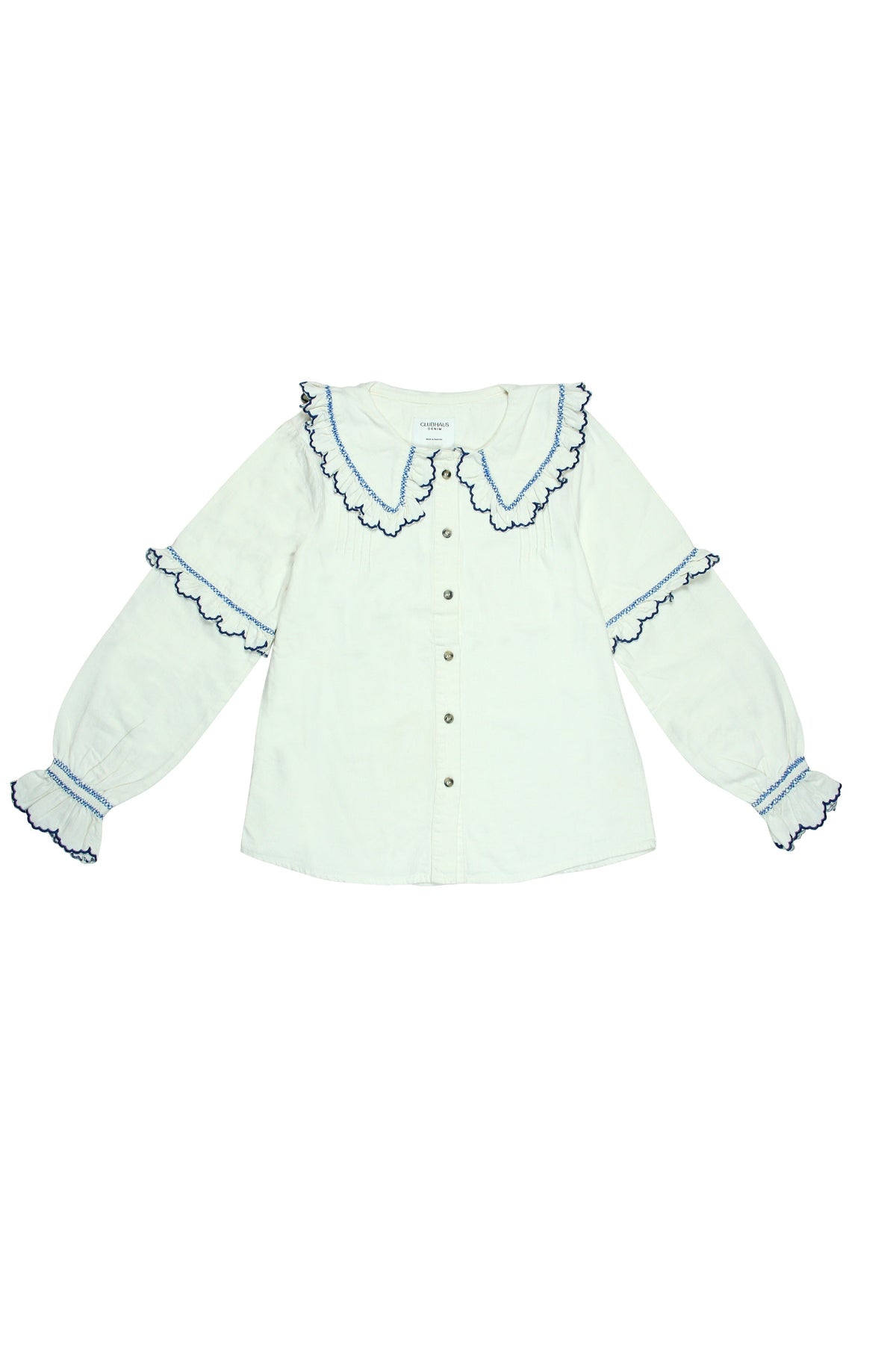 Phoebe Ecru Women's Top - CLUBHAUS DENIMPBER-31103