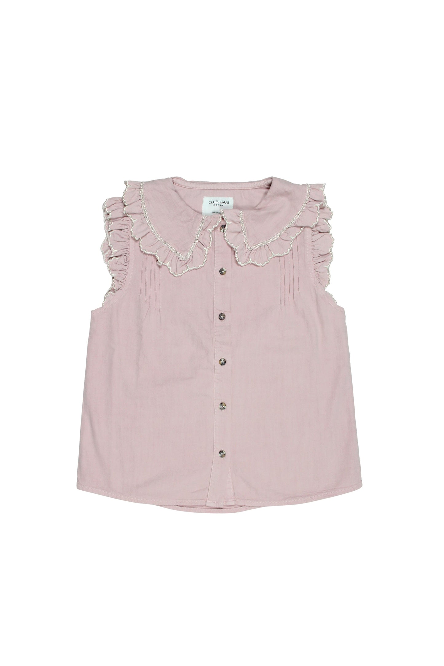 Phoebe Flow Denim Blouse - CLUBHAUS DENIMPBDR-31104