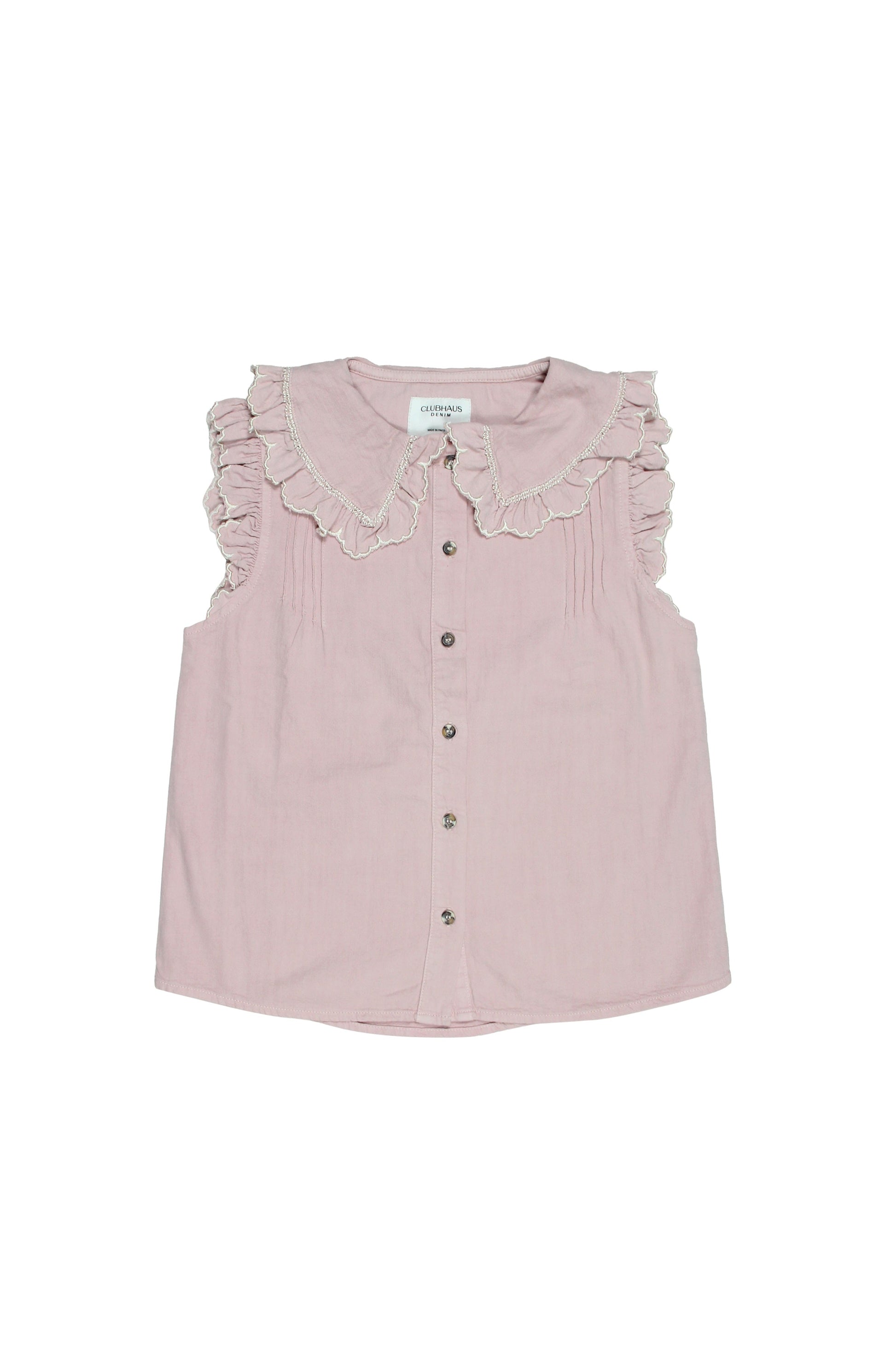Phoebe Flow Denim Blouse - CLUBHAUS DENIMPBDR-31104