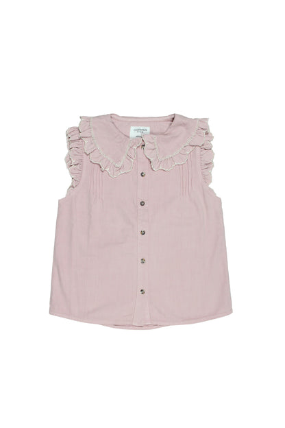 Phoebe Flow Denim Blouse - CLUBHAUS DENIMPBDR-31104