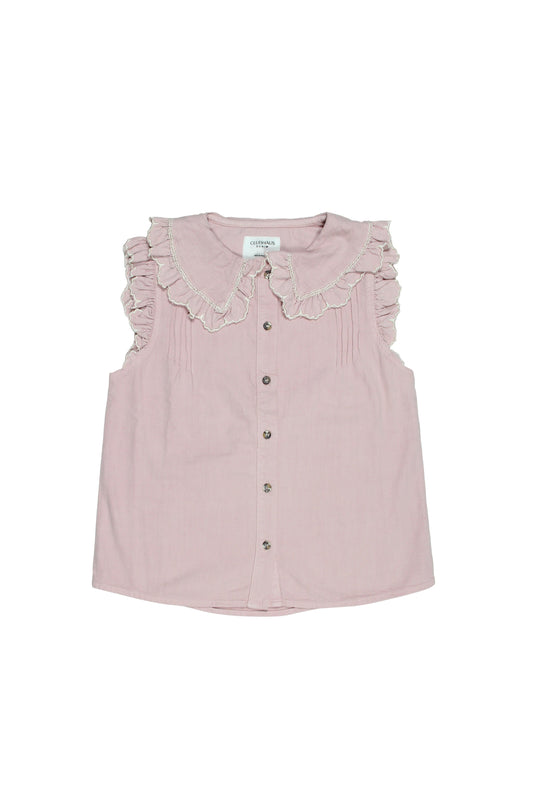 Phoebe Flow Denim Blouse - CLUBHAUS DENIMPBDR-31104