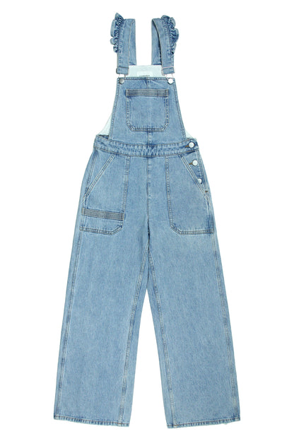 Rodeo Vintage Elodie Frill Dungree - CLUBHAUS DENIMEFDRV-66251