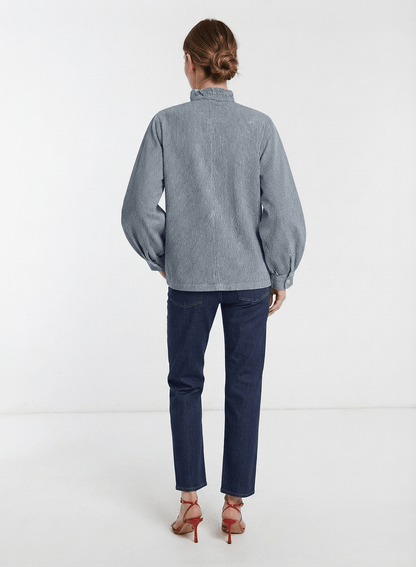 Stripe Denim Pablo Jacket - CLUBHAUS DENIMPJSD-02341