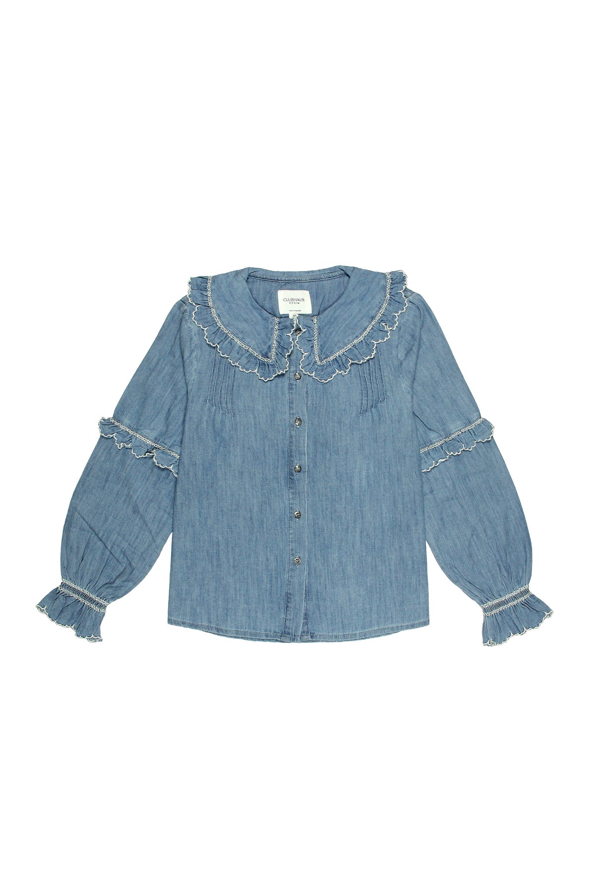 Trendy Indigo Phoebe Blouse - CLUBHAUS DENIMPBWI-31162