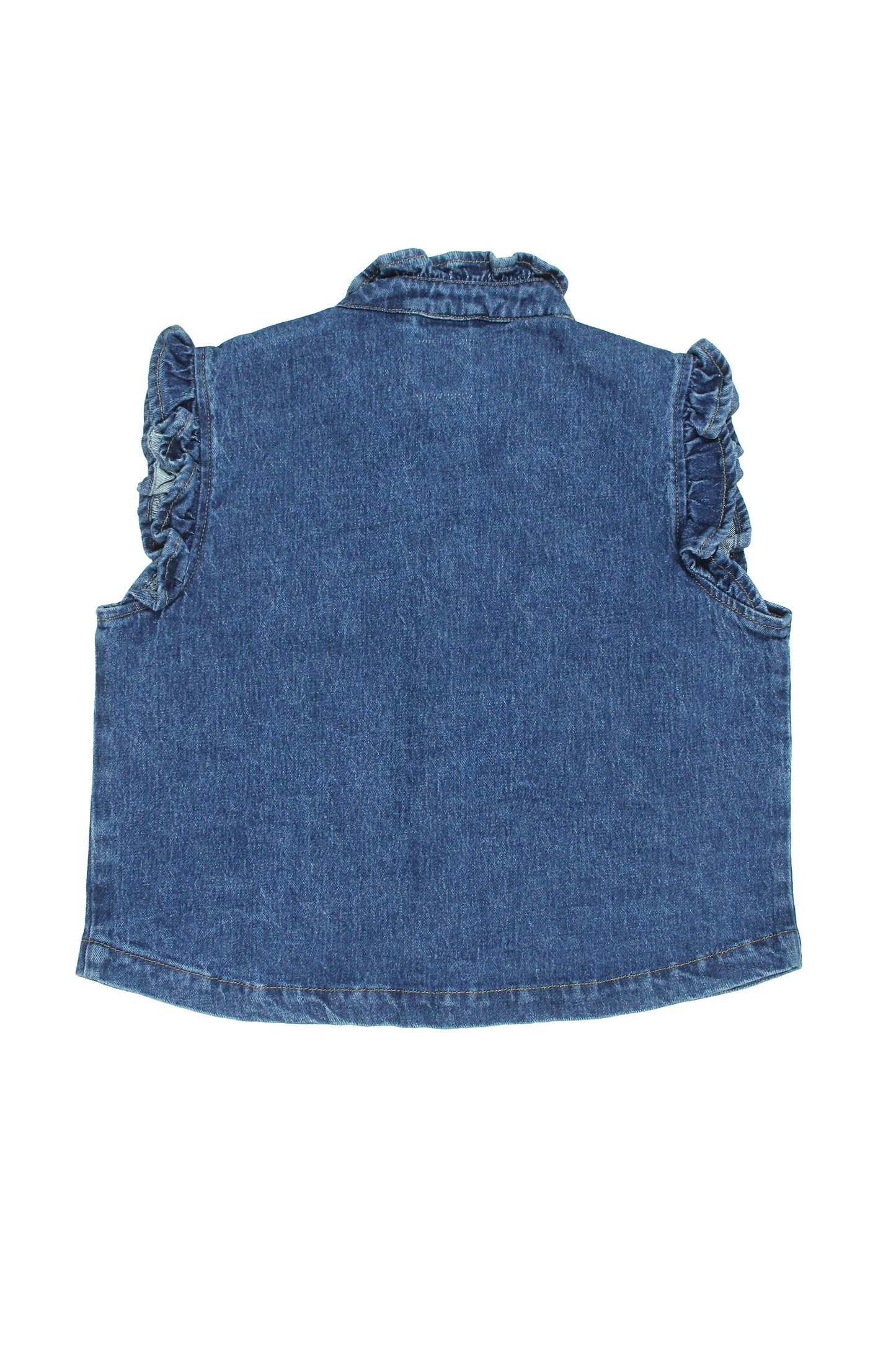 Vintage Women Denim Pablo Vest - CLUBHAUS DENIMPWVA-11942