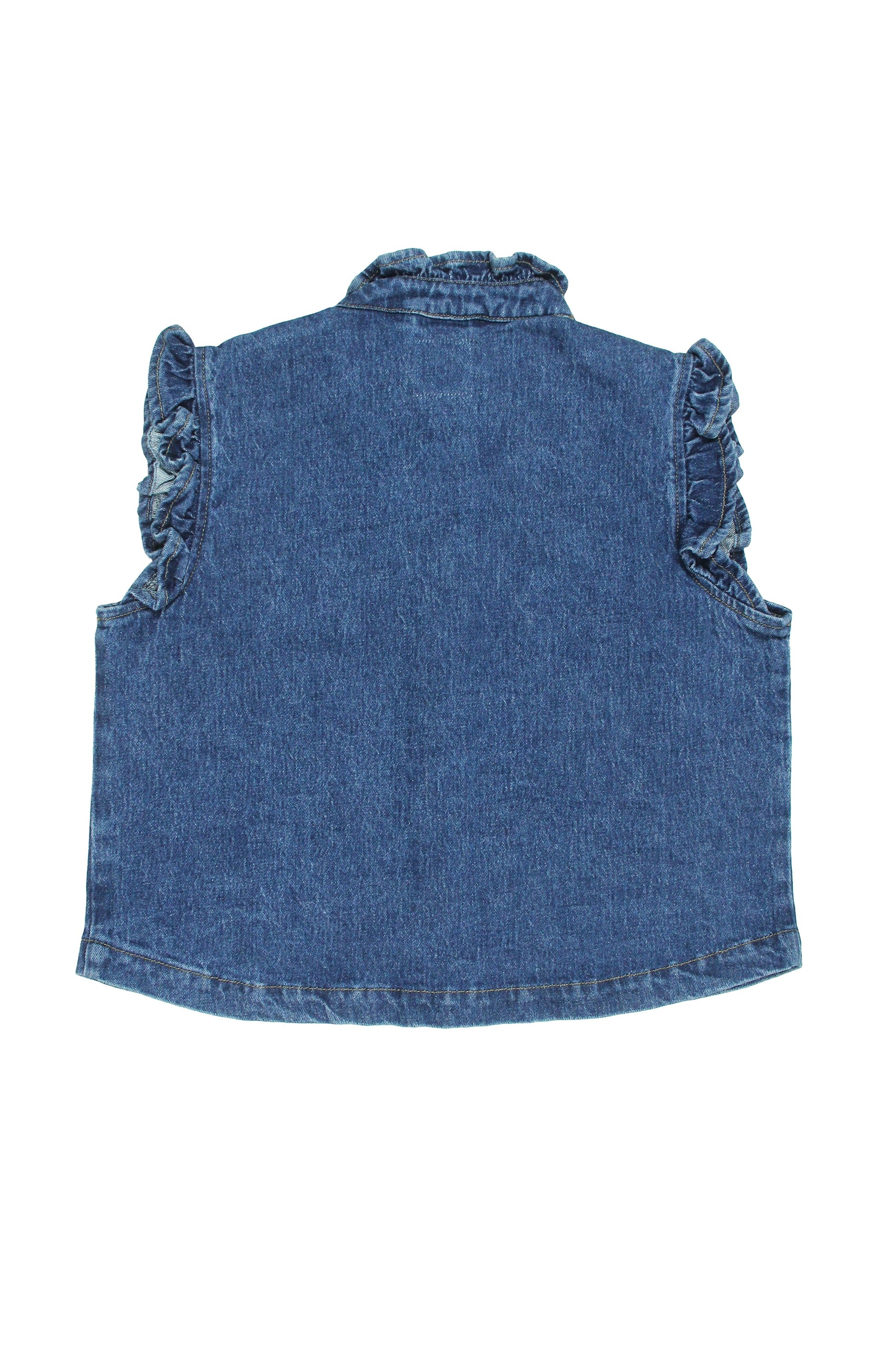 Vintage Women Denim Pablo Vest - CLUBHAUS DENIMPWVA-11942