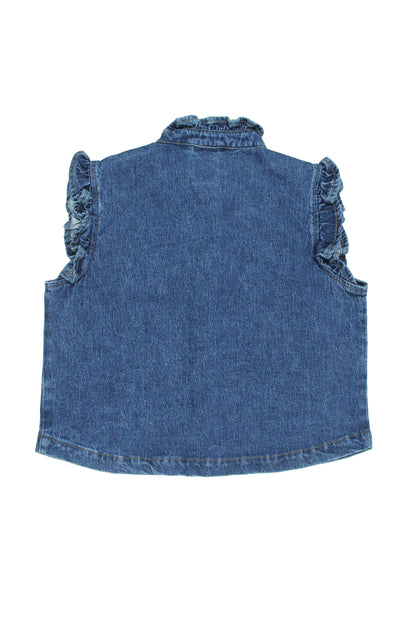 Vintage Women Denim Pablo Vest - CLUBHAUS DENIMPWVA-11942
