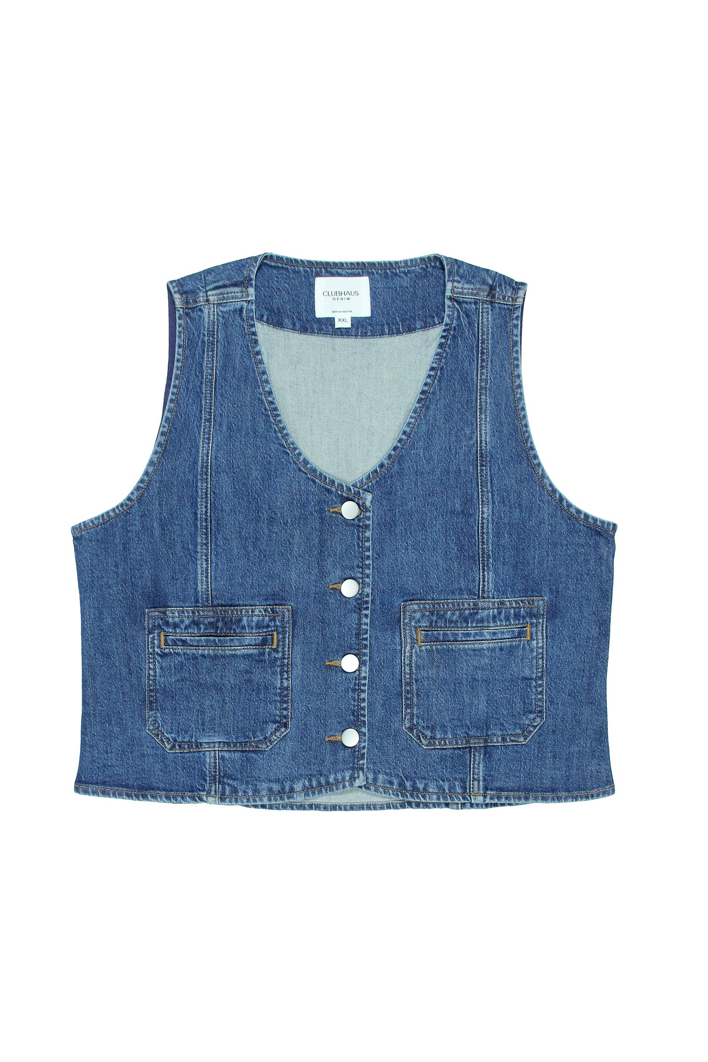 Voyager Vintage Bea Waistcoat - CLUBHAUS DENIMBWVV-25006