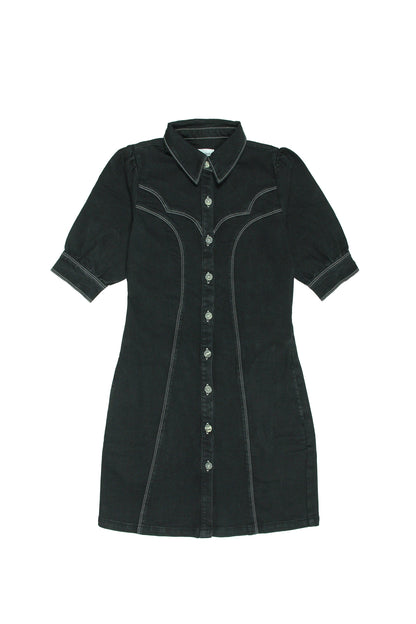 Women's Black Casidy Dress - CLUBHAUS DENIMCLUBHAUS DENIM