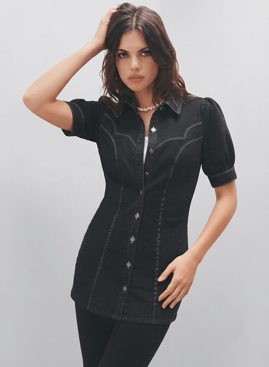 Women's Black Casidy Dress - CLUBHAUS DENIMCLUBHAUS DENIM
