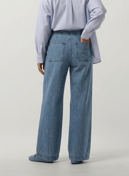 Women's Casual Oceanic Blue Jeans - CLUBHAUS DENIMMJOB-01145