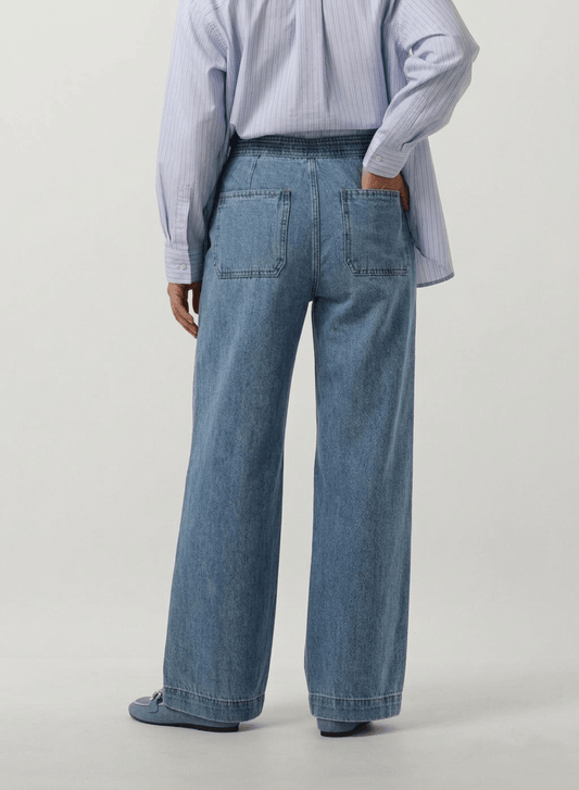 Women's Casual Oceanic Blue Jeans - CLUBHAUS DENIMMJOB-01145