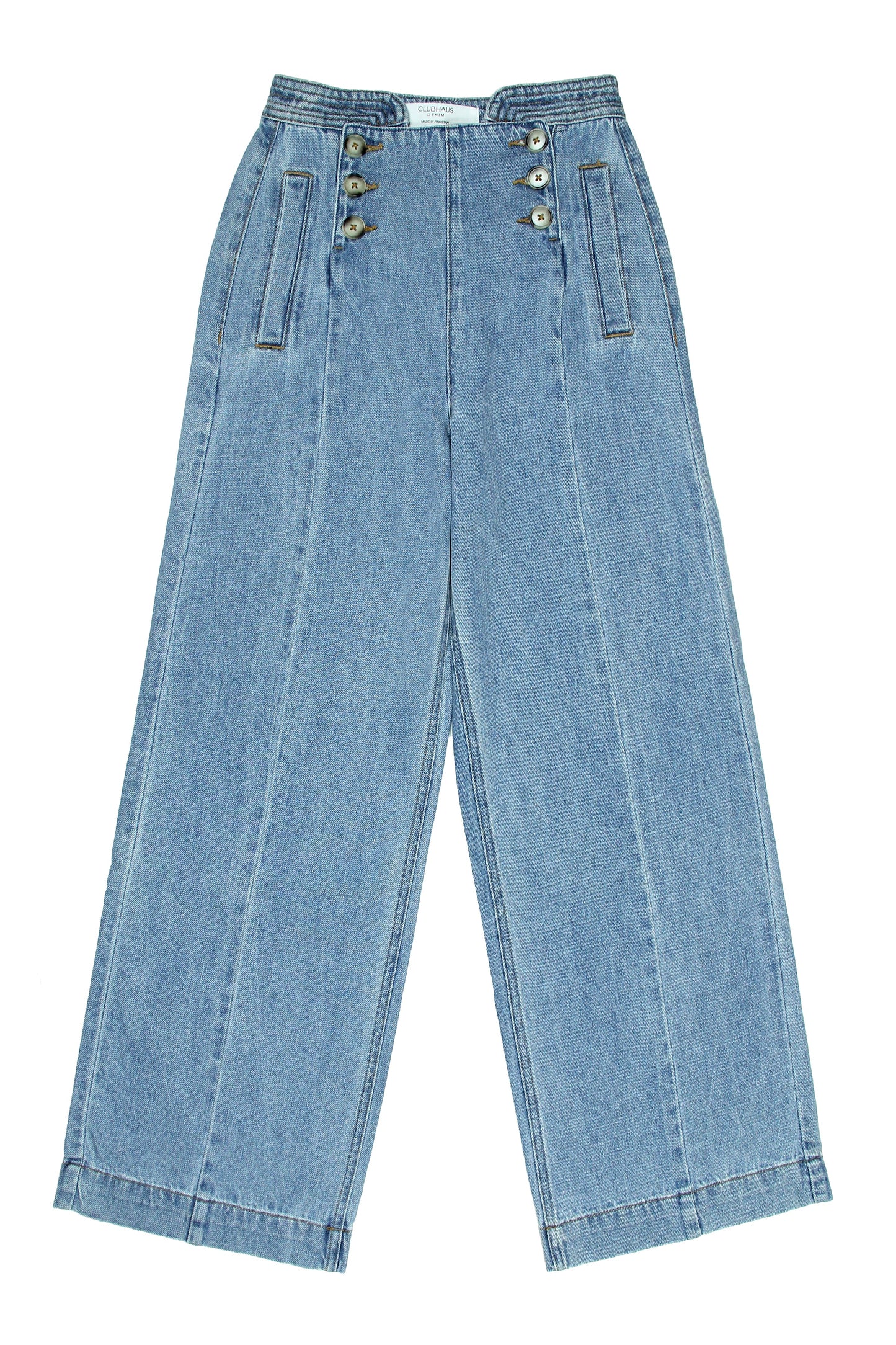 Women's Casual Oceanic Blue Jeans - CLUBHAUS DENIMMJOB - 01145
